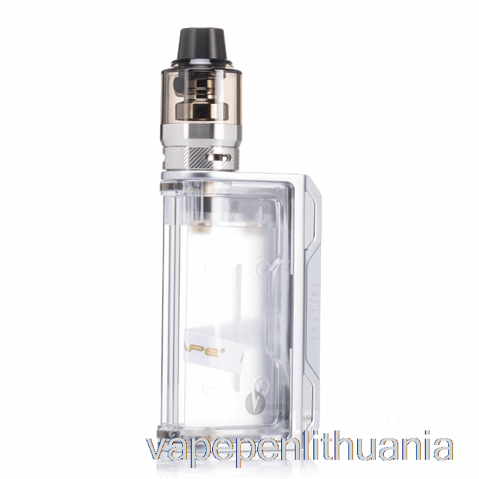 Pamestas Vape Thelema Quest 200w Pradinis Rinkinys Sidabrinis / Skaidrus Vape Skystis